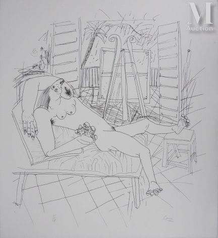 CANE, Louis
Nude in the Studio
Louis CANE (1943–20