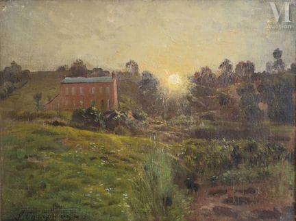 CHAIGNEAU
«Puesta de sol»
Óleo sobre lienzo montad
