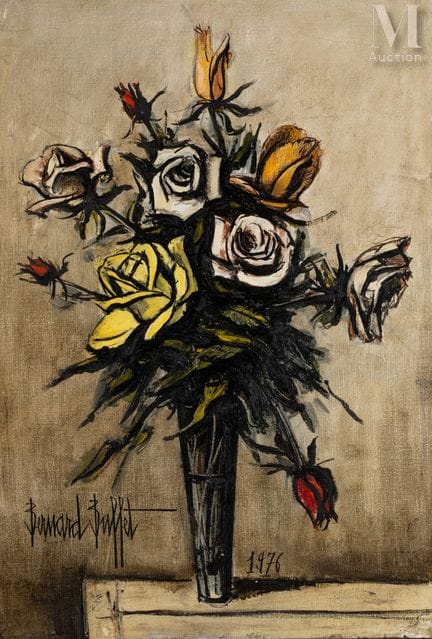 Bernard BUFFET (Paris 1928–Tourtour 1999)
Les rose