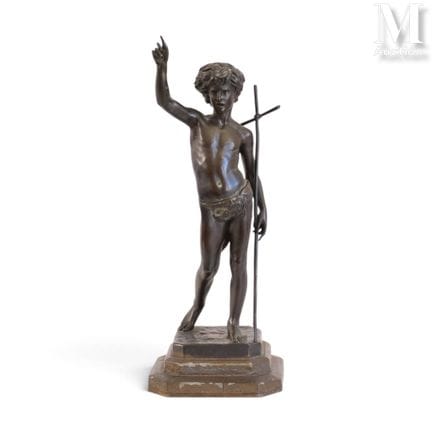 Anonymous: Bronze cast. 19th century
Saint John th