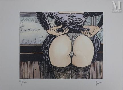 MANARA Milo
Le déclic, Jeu de jupons, 1992
Milo MA