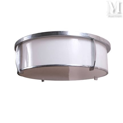 Jean PERZEL (Studio)
"Tambour" Ceiling Light
made 