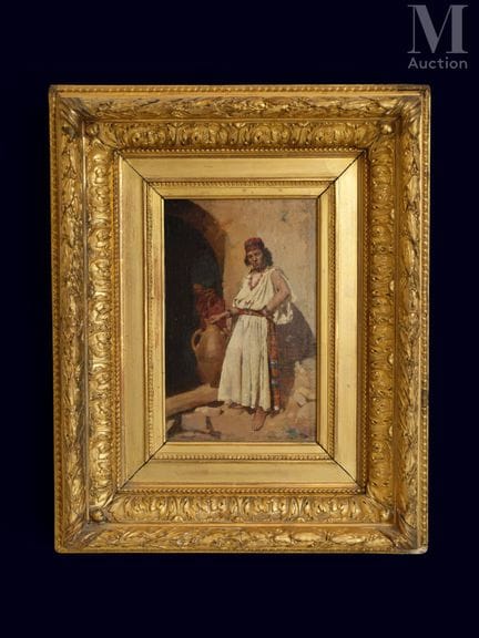 Abraham HERMANJAT (1862-1932)
Mujer con jarra
Óleo