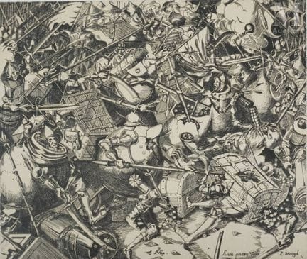 Pieter BRUEGHEL the Elder
The Battle of the Money 