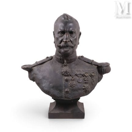 COUTURIER, Charles P.:  Modelo en bronce
Busto de 