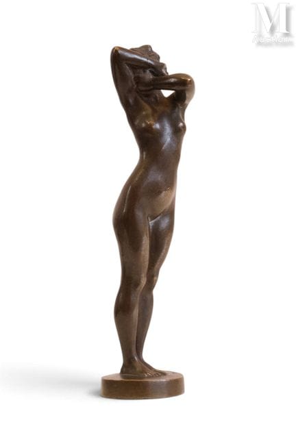 RIVIÈRE, Théodore (1857–1912) Bronze cast
Standing