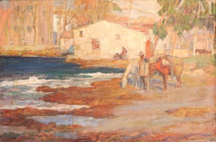 CANNICCIONI Léon (1897-1957) Oil on canvas
CANNICI