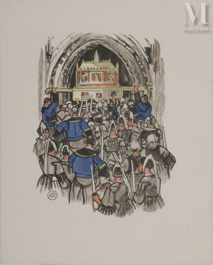 MEHEUT, Mathurin
Brittany, Procession of the Reliq