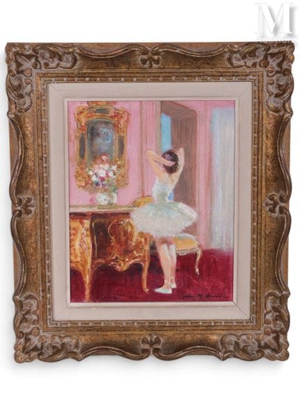 HERVÉ Jules-René (1887–1981)
The Ballerina
Oil on 