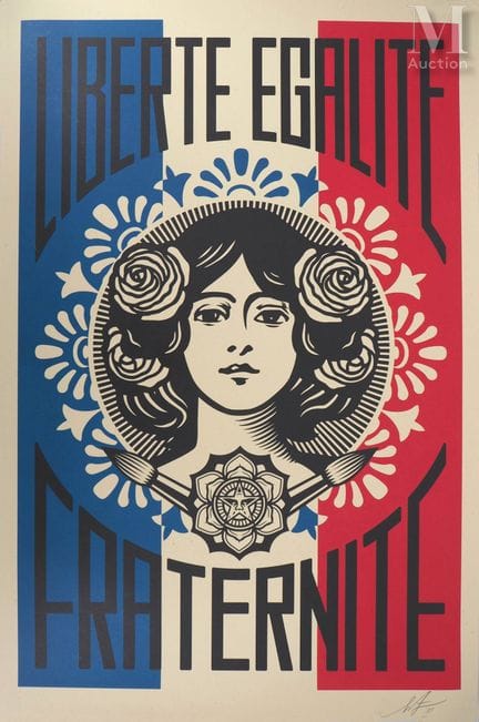 Shepard FAIREY
Liberty, Equality, Fraternity
Shepa