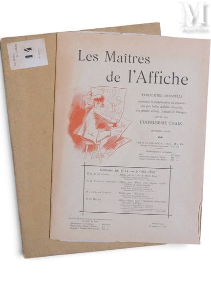 Les Maîtres de l'Affiche No. 14, 2nd year. Monthly