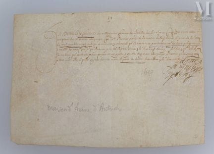[ANNE von Österreich (Haus der Königin)].
P. S. du
