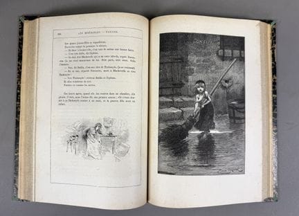 HUGO (Víctor).
Los miserables. [París], [Eugène Hu