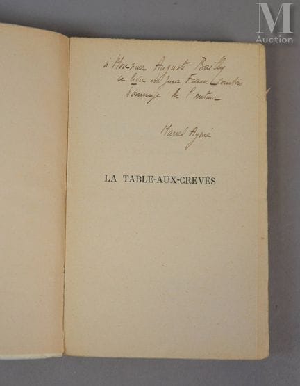 AYMÉ (Marcel).
La Table-aux-Crevés. Paris, NRF – G
