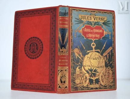 VERNE (Jules).
Die Robinson-Schule. Der grüne Stra