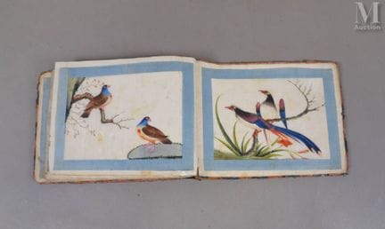 [Asien – China].
Album mit Gouachen auf Reispapier