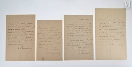 DUMAS (Alexandre junior).
Sammlung von 11 L.A.S., 