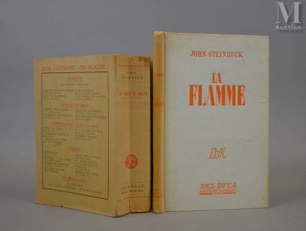 STEINBECK (John).
La Flamme. Paris, Del Duca, les 