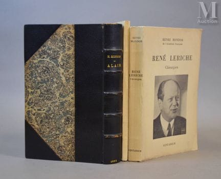MONDOR (Henri).
ALAIN. Souvenirs - Pages inédites 