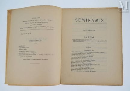PÉLADAN (Joséphin).
Sémiramis. sl, sn, sd [1897]. 