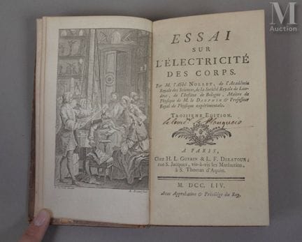 NOLLET (Jean-Antoine).
Abhandlung über die Elektri
