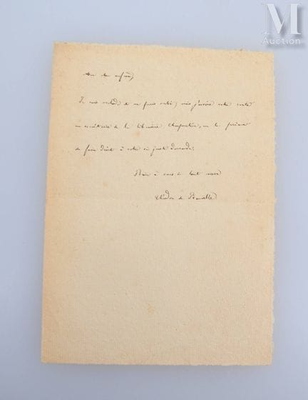 BANVILLE (Théodore de), 1823–1891.
L.A.S. „Théodor