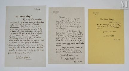 GIONO (Jean), 1895–1970.
Sammlung von 6 eigenhändi