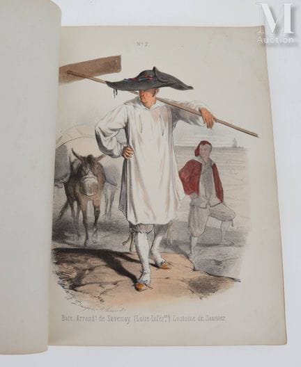 Bretagne – DARJOU.
Trachten der Bretagne. Paris, I
