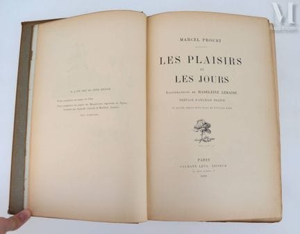 PROUST (Marcel).
Les Plaisirs et les Jours. Illust