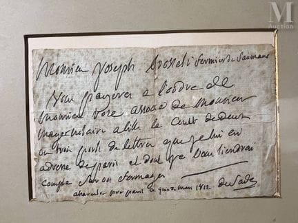 SADE (Donatien-Alphonse-François, Graf von, genann