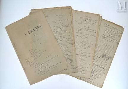 HUGO (Victor).
Hernani. [Faksimile-Reproduktion de