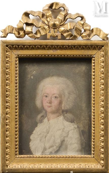 École FRANÇAISE de la fin du XVIIIe siècle
Portrai