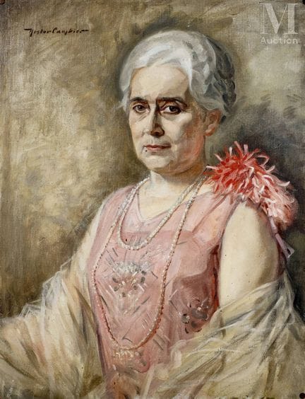 Nestor CAMBIER (1879-1957)
Portrait de la Baronne 