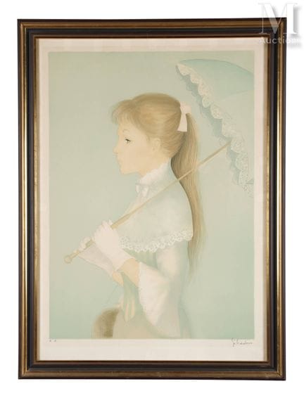 Nach Guy SERADOUR (1922 - 2007)
Junges Mädchen mit