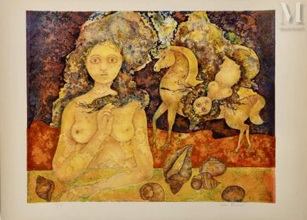 Sakti BURMAN (ROY BARMAN – geb. 1935)
Nackte Fraue
