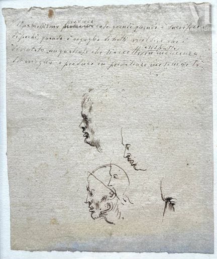 ITALIENISCHE Schule
Zeichnung
Tinte auf Papier mit