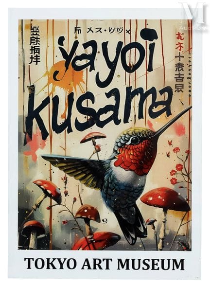 Nach einem Werk von Yayoi KUSAMA (1929–2026)
Vogel