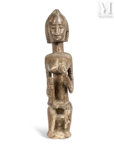 AFRIKA
Mutterfigur
die eine ihrer Brüste umschließ