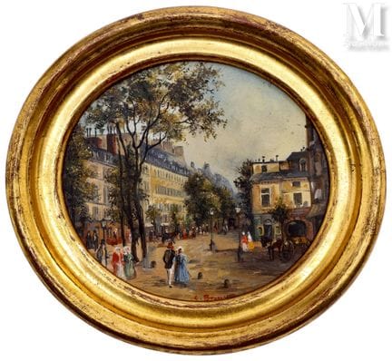 Ecole FRANCAISE du XXème siècle
Les diligences à P