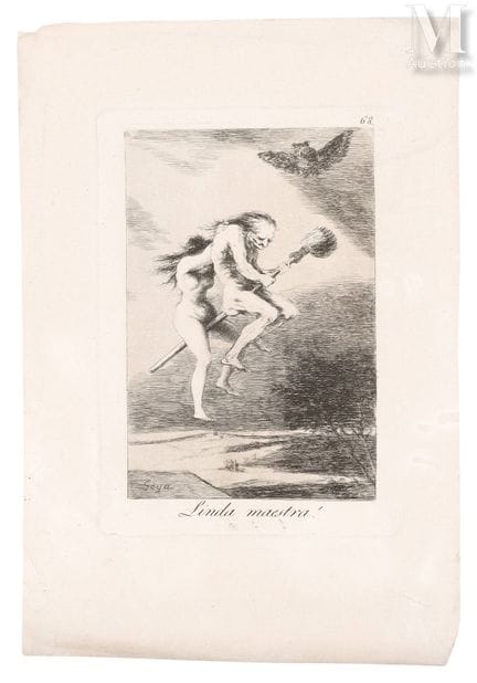 d'après Francisco DE GOYA
Linda Maestra !, planche