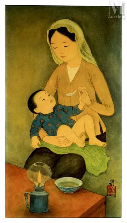 MAI TRUNG THU (1906–1980), nach
„Mutter und Kind“
