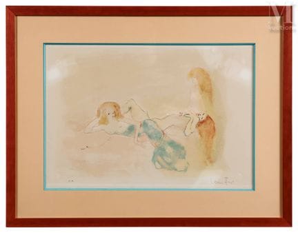 莱奥诺尔·菲尼（1907-1996）
《仰卧的裸女》
艺术家试印版
右下角签名
画面尺寸：38 x 
