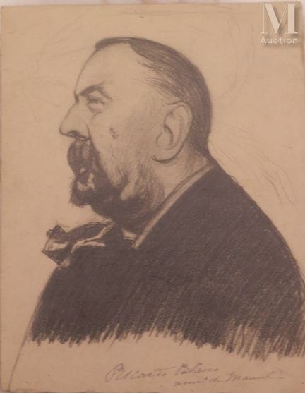 曼努埃尔·卢克（1853-1924）
《里卡多·布拉斯科肖像》、 《少女肖像》
前者为铅笔画，后者为