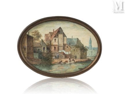 French school, late 18th–early 19th century.
Scene