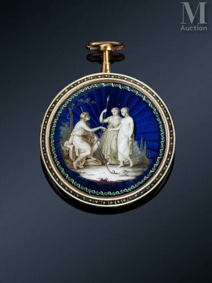 ANDRÉ HESSEN IN PARIS
18k gold pocket watch (750 p