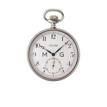 雅典表（Ulysse Nardin）——法国海军甲板表
(*) 一枚精美的法国海军甲板表，配有原装木