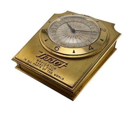 Tissot - Navigator L'heure exacte
A rare, trapezoi
