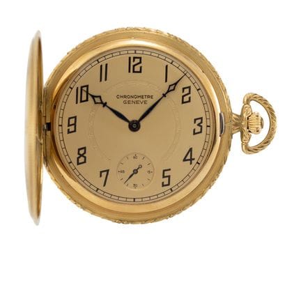 Chronometer Inter - 日内瓦精密计时表
一款极具装饰性的装饰艺术风格正装腕表，镶嵌