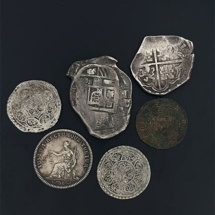 DIVERS
Espagne : Lot de 2 pièces de 8 réaux Argent