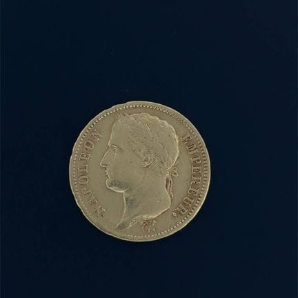 Napoléon Ier – 40 francs or 1811 A.
Gad : 1084.
Pe